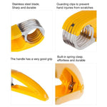 LsCook Kitchen Tool Coupe-banane pour salade de fruits, coupe-banane