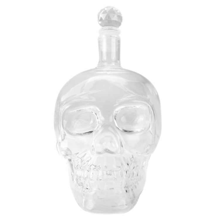 Bouteille en verre cristal en forme de crâne pour Vodka, Whisky, Bière, Liqueur, Vin rouge et autres boissons, 550 ml