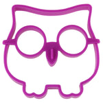 Moule à frire en forme de hibou de dessin animé, en silicone, pour omelette et œufs sur le plat