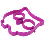 Moule à frire en forme de hibou de dessin animé, en silicone, pour omelette et œufs sur le plat