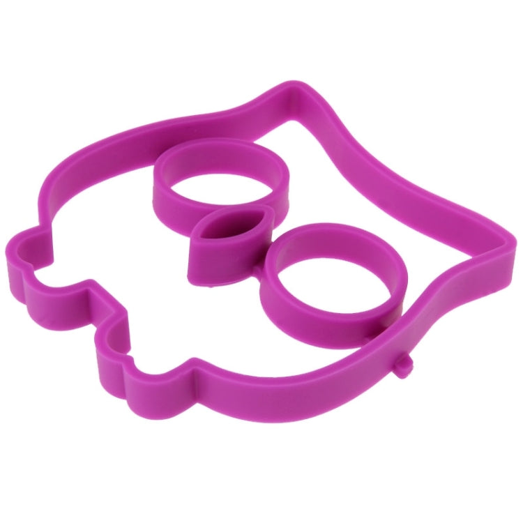 Moule à frire en forme de hibou de dessin animé, en silicone, pour omelette et œufs sur le plat