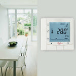 Thermostat programmable à affichage LCD pour climatisation à 2 tuyaux pour unité de ventiloconvecteur