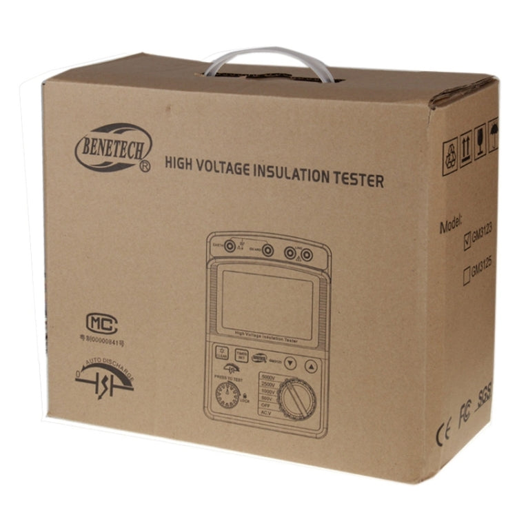 Testeur d'isolation haute tension BENETECH GM3123, GM3123