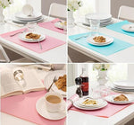 Tapis isolant antidérapant en silicone 40x30cm pour plats, boissons, four, table d'enfant