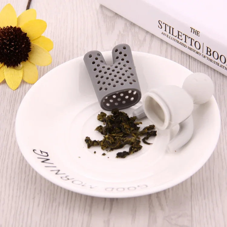 Infuseurs à thé en silicone M. Tea mignons, M. Tea mignon