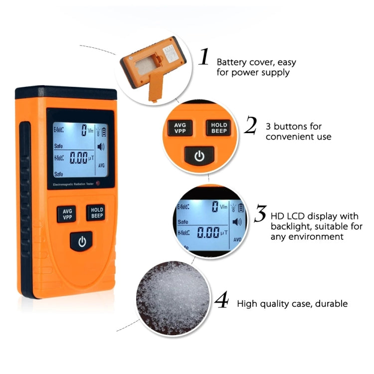 Testeur de rayonnement électromagnétique BENETECH GM3120
