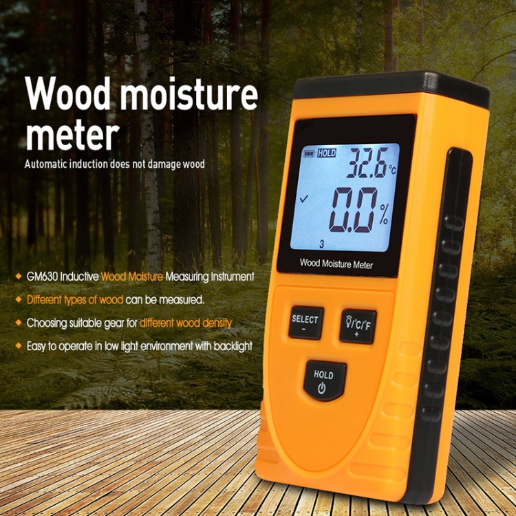 Humidimètre numérique pour bois GM630 avec écran LCD