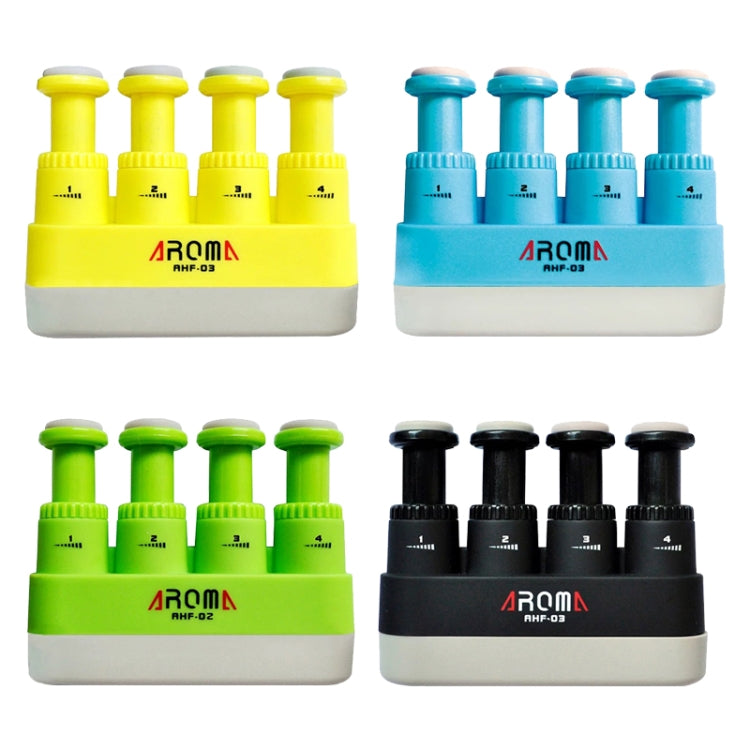 Exerciceur manuel pour doigts AROMA AHF-03, AROMA AHF-03 (Noir), AROMA AHF-03 (Vert), AROMA AHF-03 (Bleu), AROMA AHF-03 (Jaune)