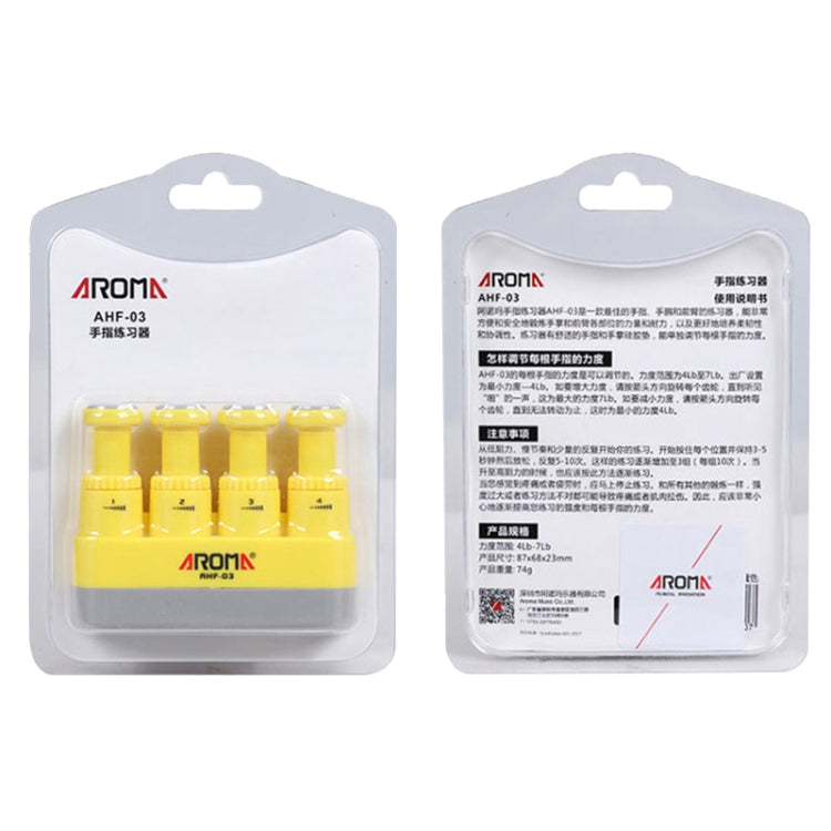 Exerciceur manuel pour doigts AROMA AHF-03, AROMA AHF-03 (Noir), AROMA AHF-03 (Vert), AROMA AHF-03 (Bleu), AROMA AHF-03 (Jaune)