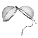 Boule à thé en maille en acier inoxydable, grande
