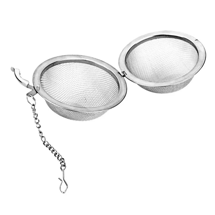 Boule à thé en maille en acier inoxydable, grande