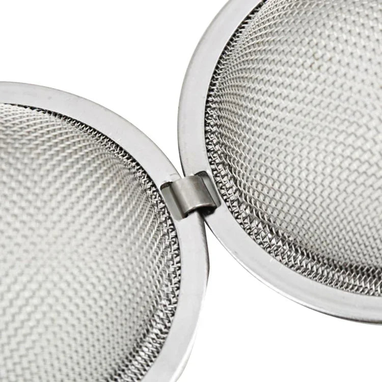 Boule à thé en maille en acier inoxydable, grande