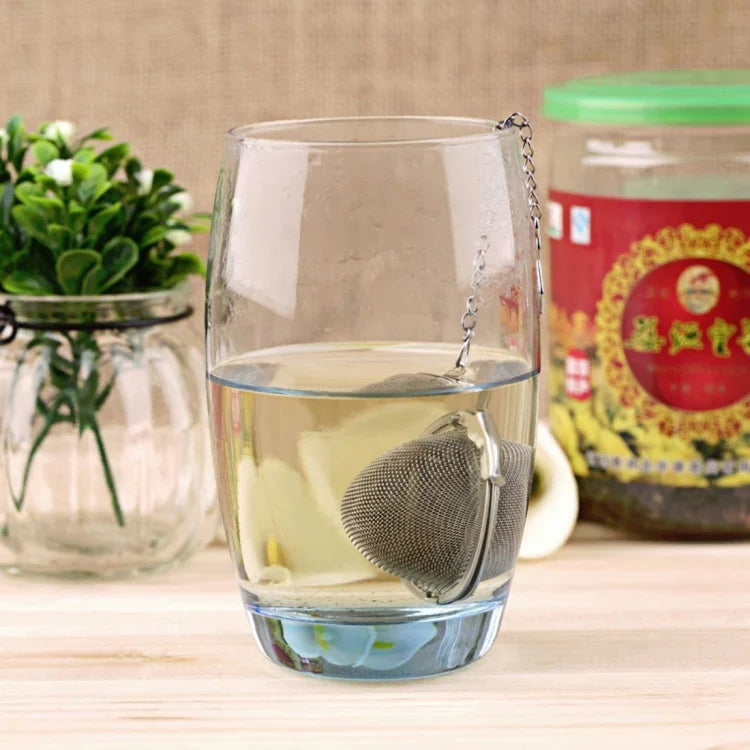 Boule à thé en maille en acier inoxydable, grande