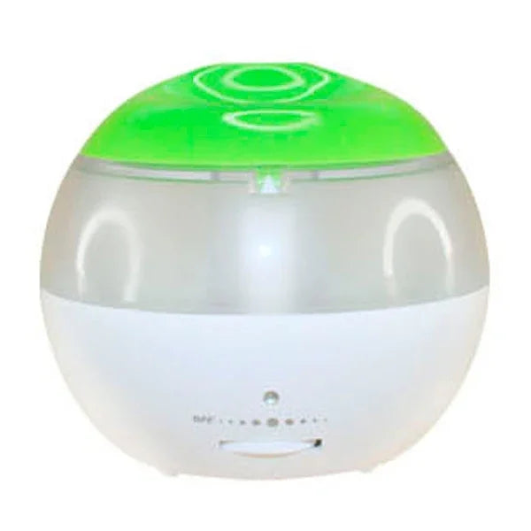 Humidificateur d'air USB avec mini indicateur rouge et interrupteur de réglage de la vapeur (blanc + vert), humidificateur d'air USB