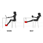 Hamac de Repose-pieds d'extérieur/de bureau, Hamac de Repose-pieds