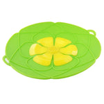 Nouveau couvercle de casserole en silicone anti-débordement, anti-flottement et résistant à la chaleur (couleur livrée au hasard)