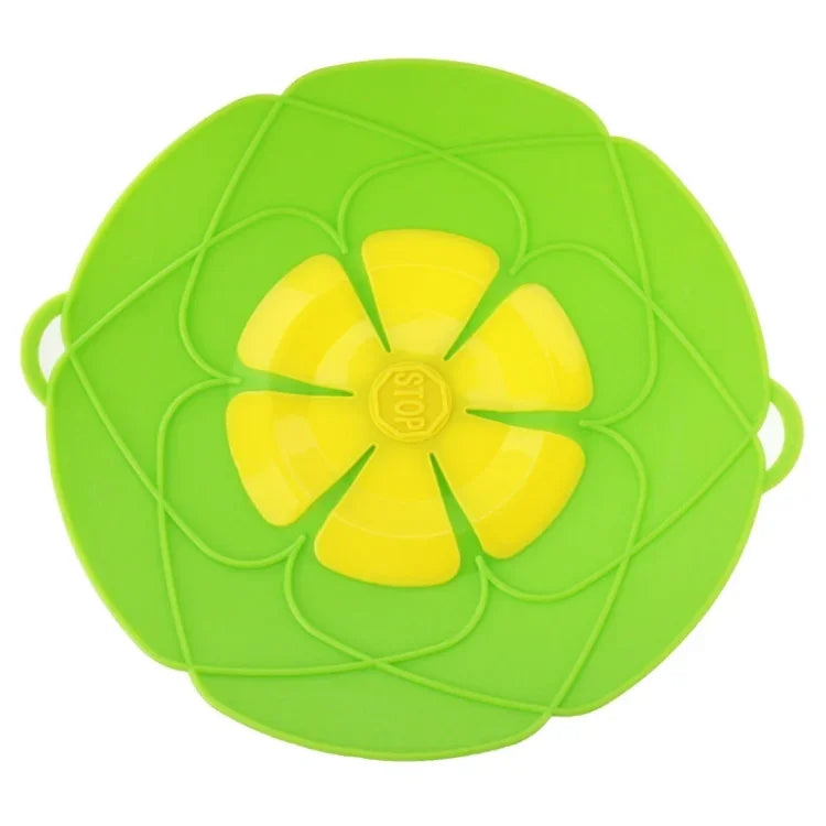 Nouveau couvercle de casserole en silicone anti-débordement, anti-flottement et résistant à la chaleur (couleur livrée au hasard)