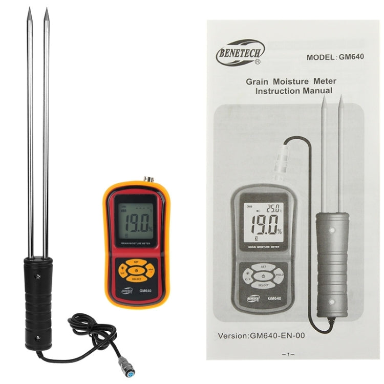 Humidimètre numérique de haute qualité pour grains BENETECH GM640 avec écran LCD