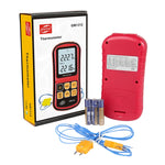 Thermomètre thermocouple BENETECH GM1312 écran LCD 2,4 pouces, mesure des types J, K, T, E, N et R, plage de mesure : -50~300°C