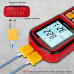 Thermomètre thermocouple BENETECH GM1312 écran LCD 2,4 pouces, mesure des types J, K, T, E, N et R, plage de mesure : -50~300°C