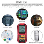 Thermomètre thermocouple BENETECH GM1312 écran LCD 2,4 pouces, mesure des types J, K, T, E, N et R, plage de mesure : -50~300°C