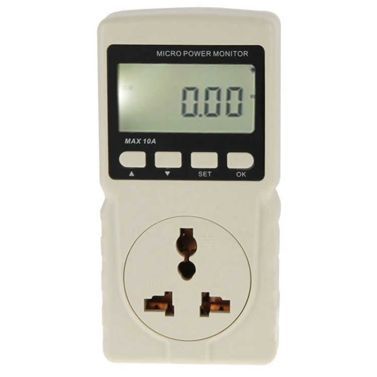 Moniteur d'énergie micro BENETECH GM86 avec écran LCD MAX 10A, prise EU