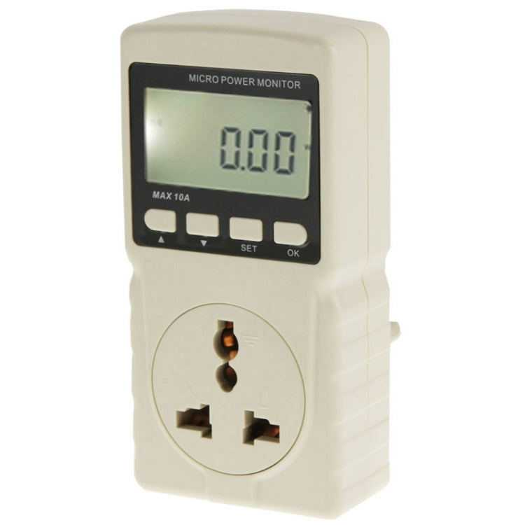 Moniteur d'énergie micro BENETECH GM86 avec écran LCD MAX 10A, prise EU