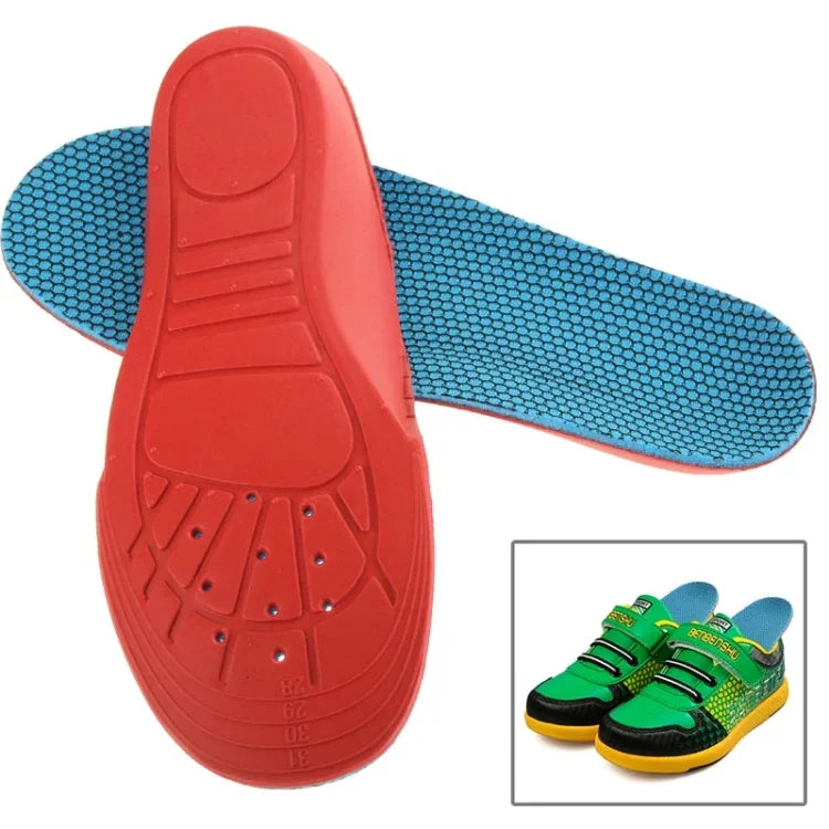 1 paire d'inserts orthopédiques en EVA pour enfants, supports de voûte plantaire, semelles intérieures de course, taille : 20cm x 7.5cm, taille : 20cm x 7.5cm
