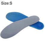 1 Paire de semelles amortissantes en flanelle douce à alvéoles pour chaussures de sport, Semelles complètes, Taille : S / 35-40