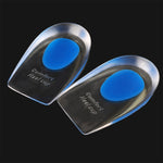 Coussinets de talon en gel de silicone confortables pour femmes, taille S, 1 paire, 1 paire, bleu