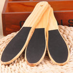 Planche en bois à émeri double face pour massage des pieds, Livraison couleur aléatoire