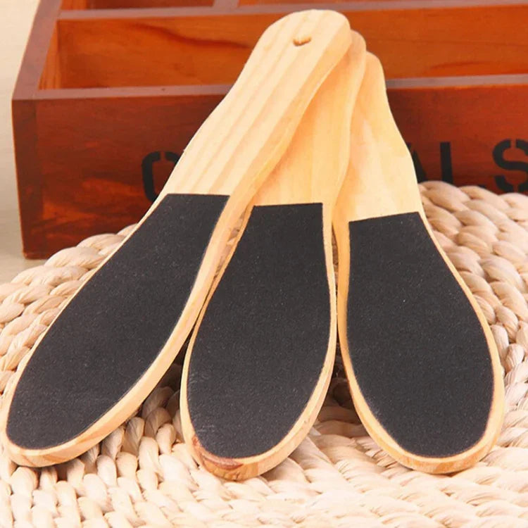 Planche en bois à émeri double face pour massage des pieds, Livraison couleur aléatoire