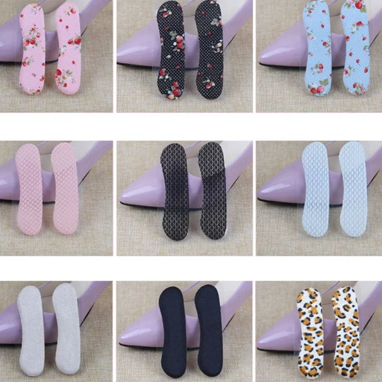 5 paires d'autocollants résistants à l'usure pour talons hauts, Livraison couleur aléatoire