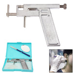 Pistolet professionnel perce-oreille avec miroir
