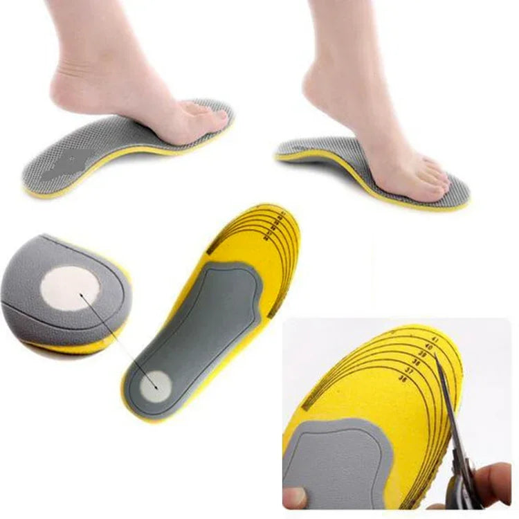 Semelle orthopédique élastique avec soutien de la voûte plantaire pour sport et course, coussin pour femmes, Taille : 35-40