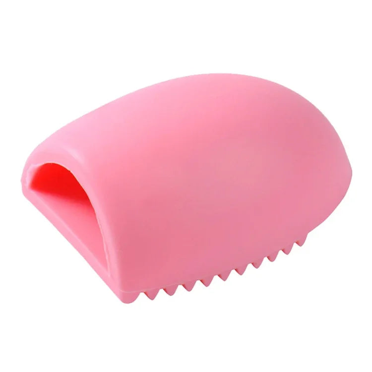 Outil de nettoyage en silicone pour pinceaux de maquillage et brosses de lavage.