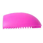 Outil de nettoyage en silicone pour pinceaux de maquillage et brosses de lavage.