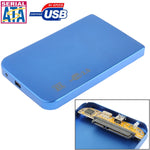 Boîtier externe HDD SATA 2,5 pouces, dimensions : 126 mm x 75 mm x 13 mm, SATA (Noir), SATA (Argent), SATA (Bleu), SATA (Rouge)