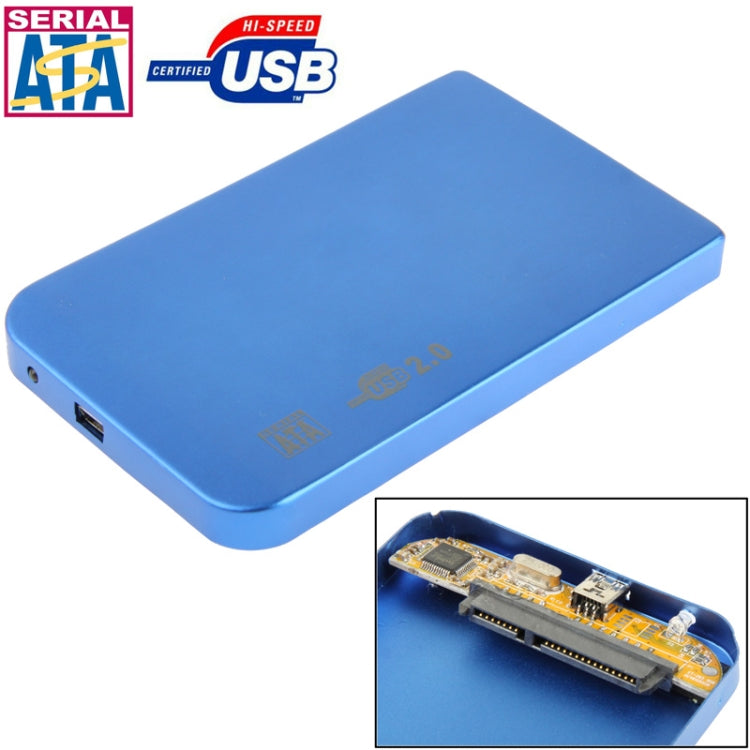 Boîtier externe HDD SATA 2,5 pouces, dimensions : 126 mm x 75 mm x 13 mm, SATA (Noir), SATA (Argent), SATA (Bleu), SATA (Rouge)