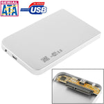 Boîtier externe HDD SATA 2,5 pouces, dimensions : 126 mm x 75 mm x 13 mm, SATA (Noir), SATA (Argent), SATA (Bleu), SATA (Rouge)