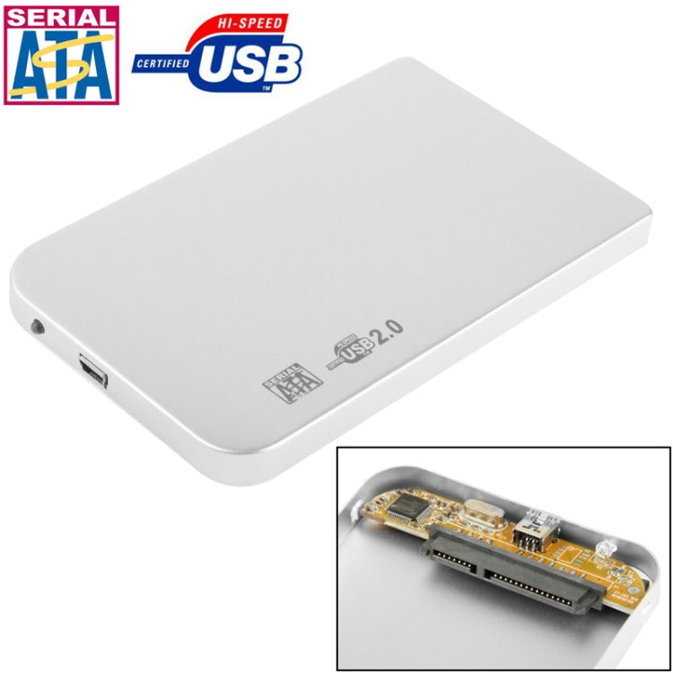 Boîtier externe HDD SATA 2,5 pouces, dimensions : 126 mm x 75 mm x 13 mm, SATA (Noir), SATA (Argent), SATA (Bleu), SATA (Rouge)