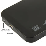 Boîtier externe HDD SATA 2,5 pouces, dimensions : 126 mm x 75 mm x 13 mm, SATA (Noir), SATA (Argent), SATA (Bleu), SATA (Rouge)