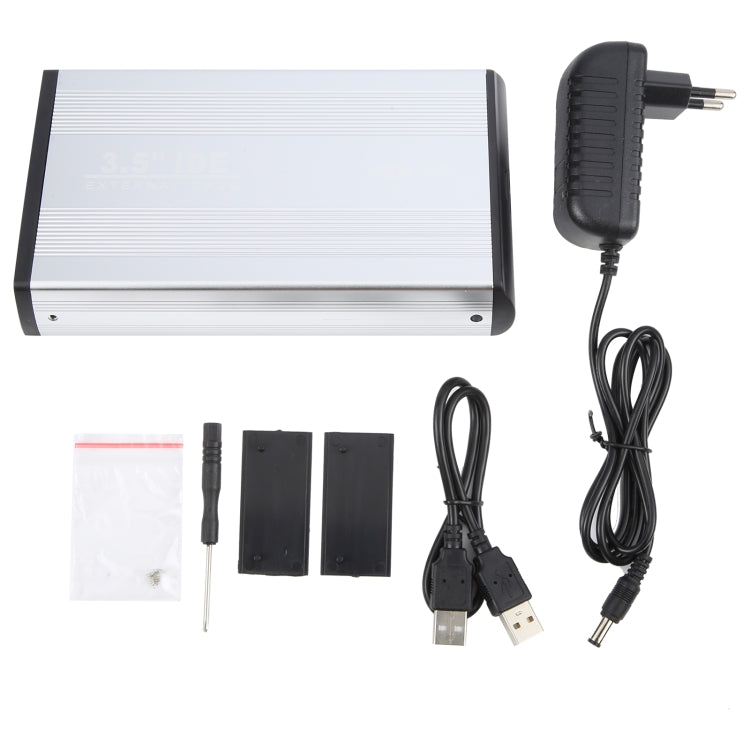 Boîtier externe HDD 3,5 pouces, compatible disque dur IDE, prise EU, IDE (prise EU), IDE (prise UK)
