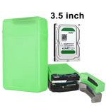 Boîtier de rangement en plastique pour disque dur 3,5 pouces HDD SATA IDE