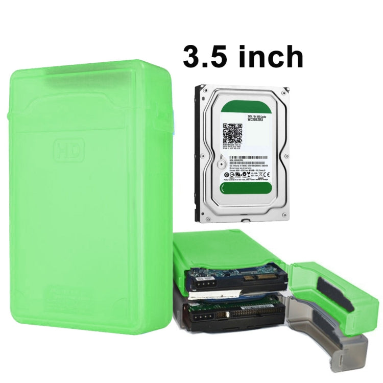 Boîtier de rangement en plastique pour disque dur 3,5 pouces HDD SATA IDE