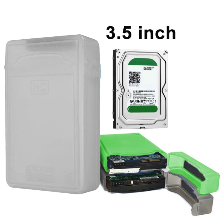 Boîtier de rangement en plastique pour disque dur 3,5 pouces HDD SATA IDE