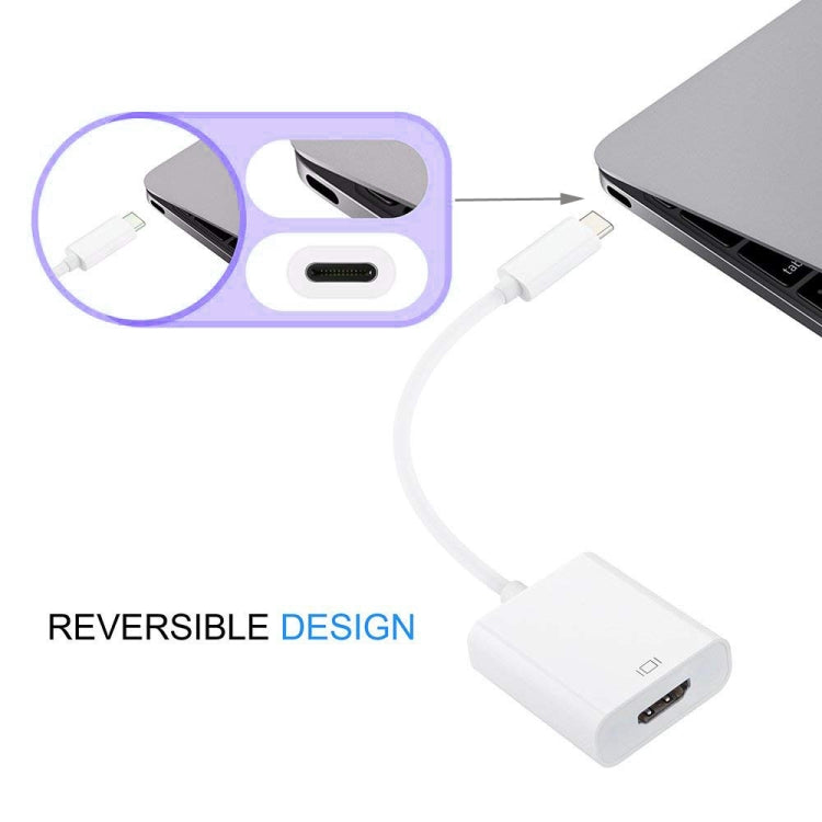 Pour Macbook 12 pouces / Chromebook Pixel 2015, HDMI femelle (blanc)