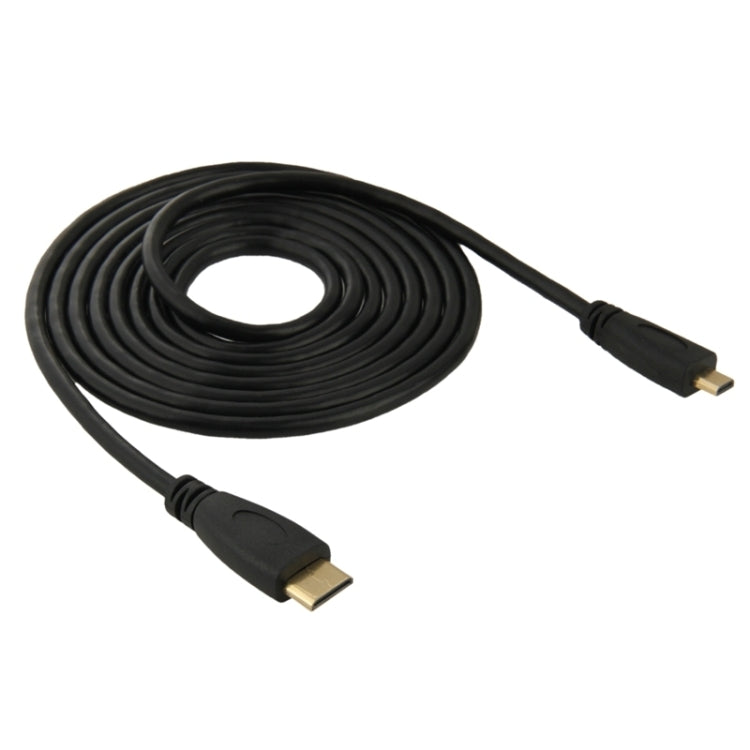 Câble adaptateur Mini HDMI mâle vers Micro HDMI mâle 1,8 m, Mini HDMI mâle, longueur : 1,8 m