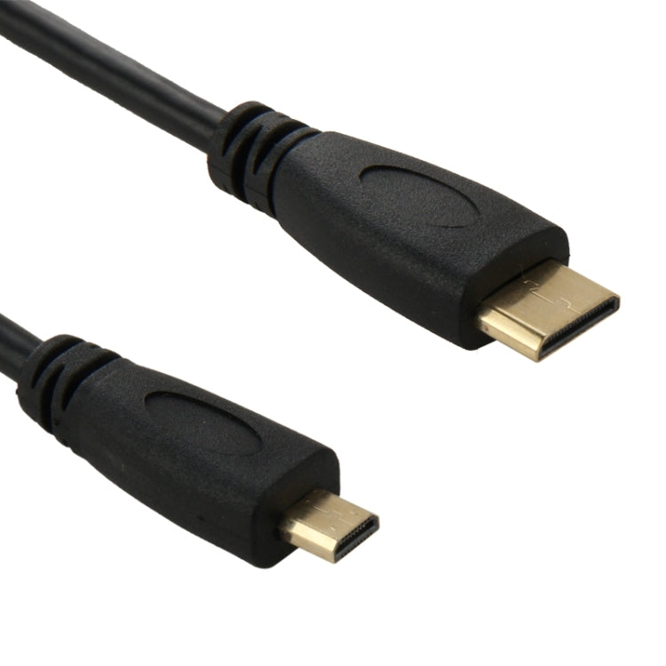 Câble adaptateur Mini HDMI mâle vers Micro HDMI mâle 1,8 m, Mini HDMI mâle, longueur : 1,8 m