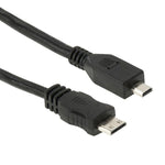 Câble adaptateur Mini HDMI mâle vers Micro HDMI mâle 30 cm, Micro HDMI mâle, longueur : 30 cm